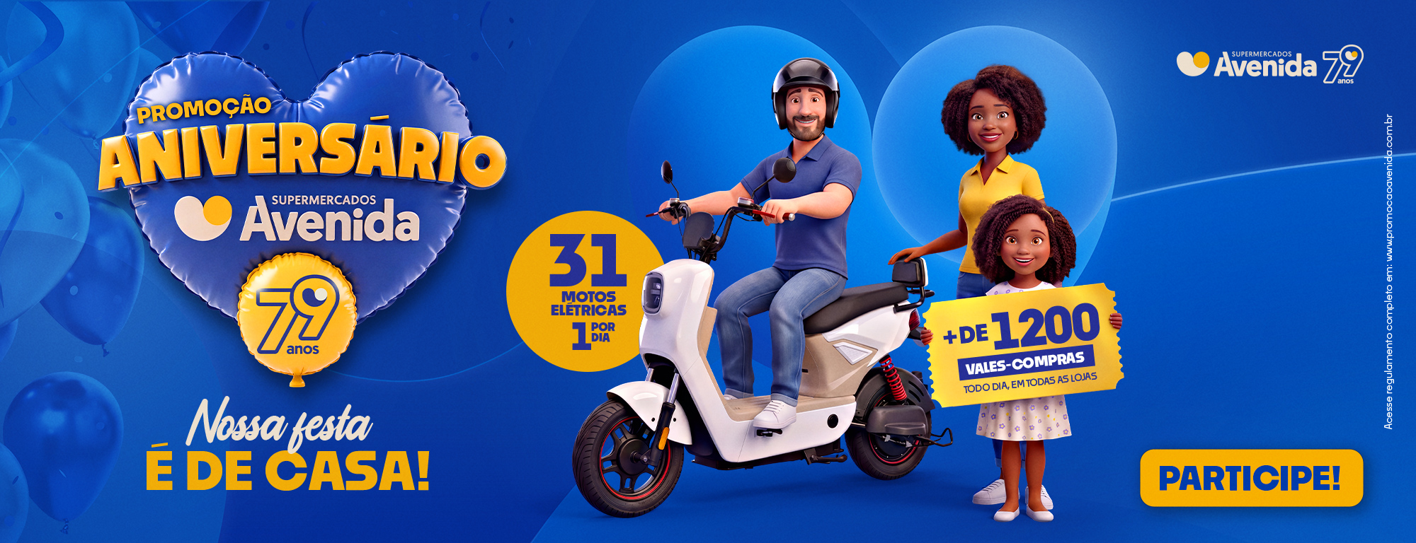BANNER ANIVERSÁRIO - 79 ANOS